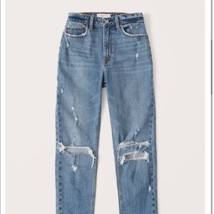 Curve Love High Rise Mom Jeans, Size 27